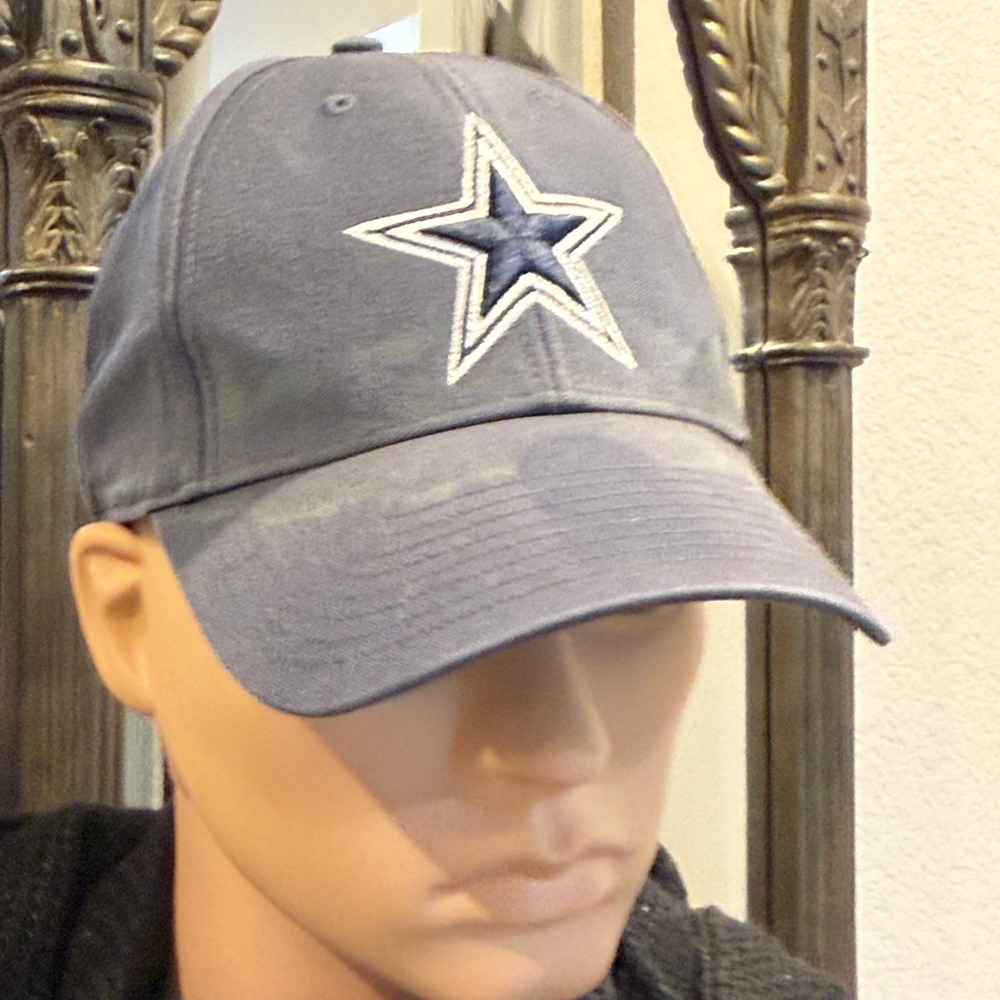 '47 Brand Dallas Cowboys Hat OSFA Mens NFL Adjustable Faded Navy Blue